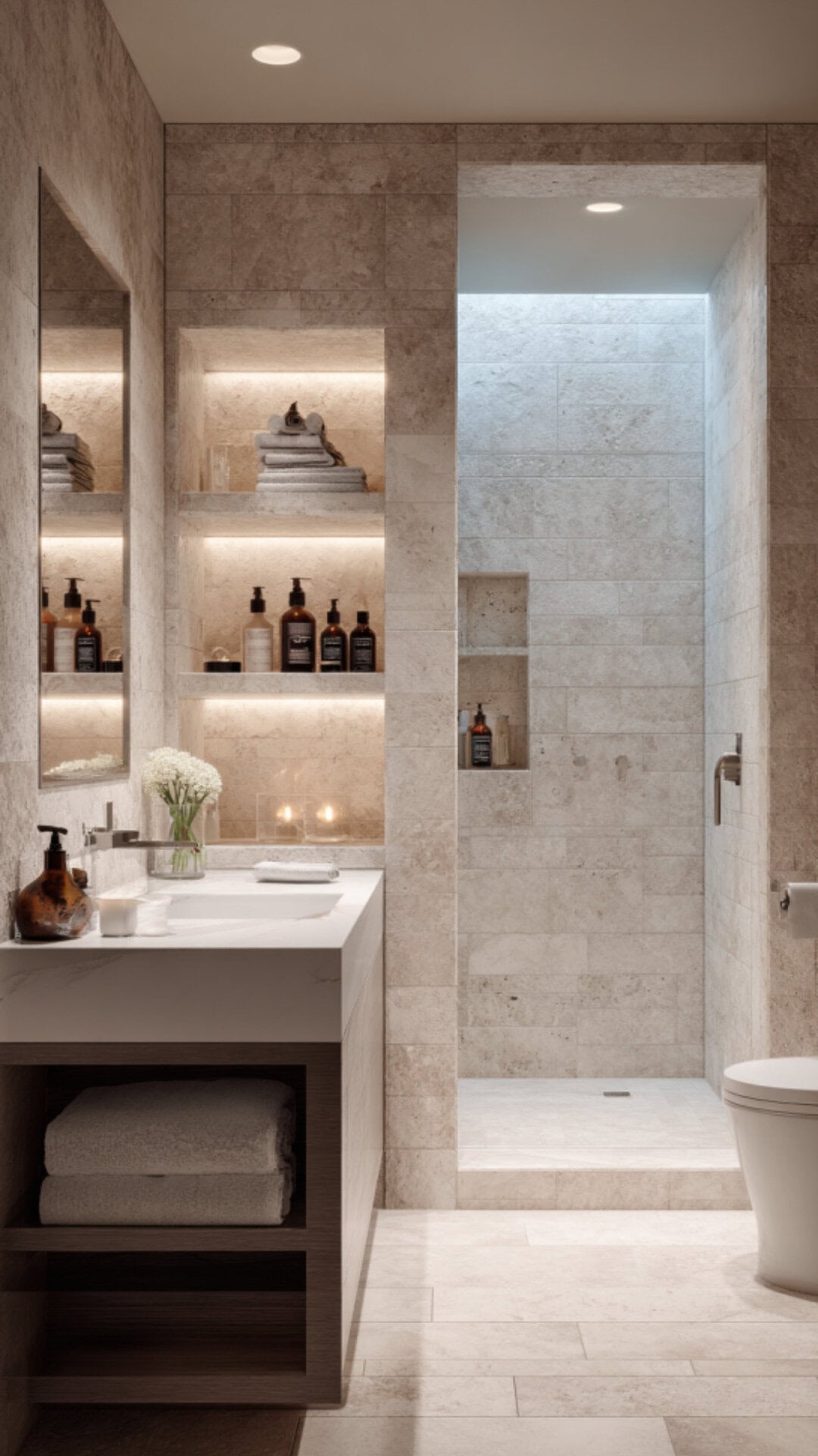 Minimalist Bathroom Storage Idea