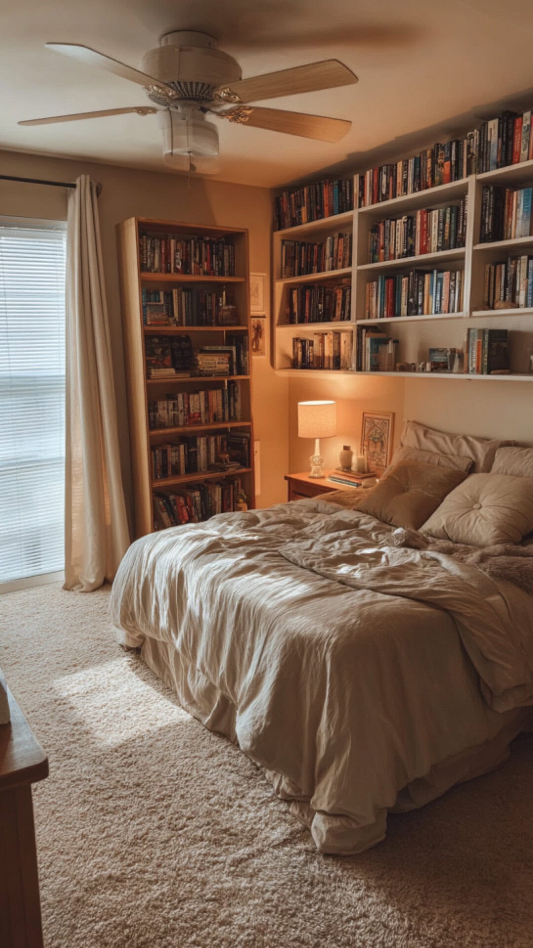 books bedroom aesthetic