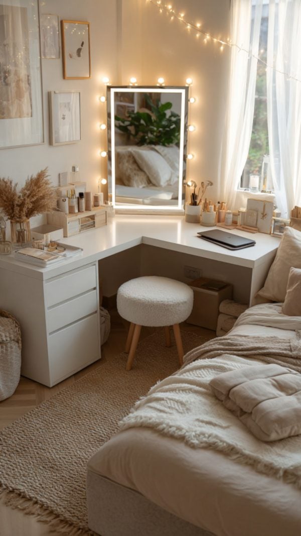 14 Gorgeous Vanity for Bedroom Setup Ideas - Glamorous Place