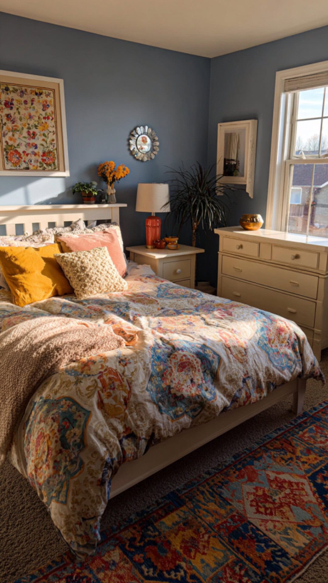 colorful bedroom aesthetic