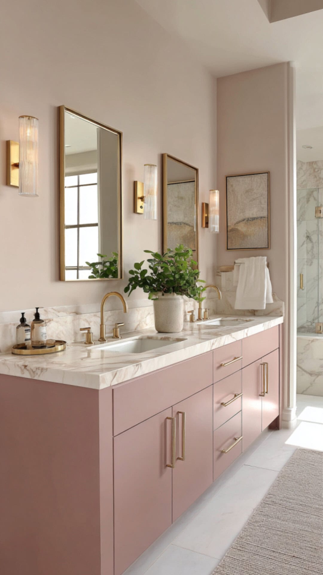 Pink Bathroom Vanity