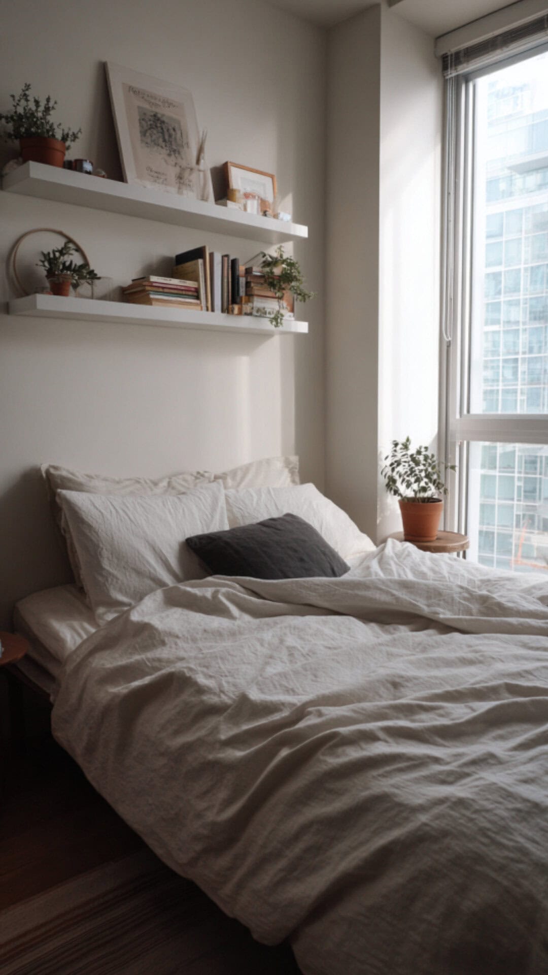 minimalist small bedroom layout