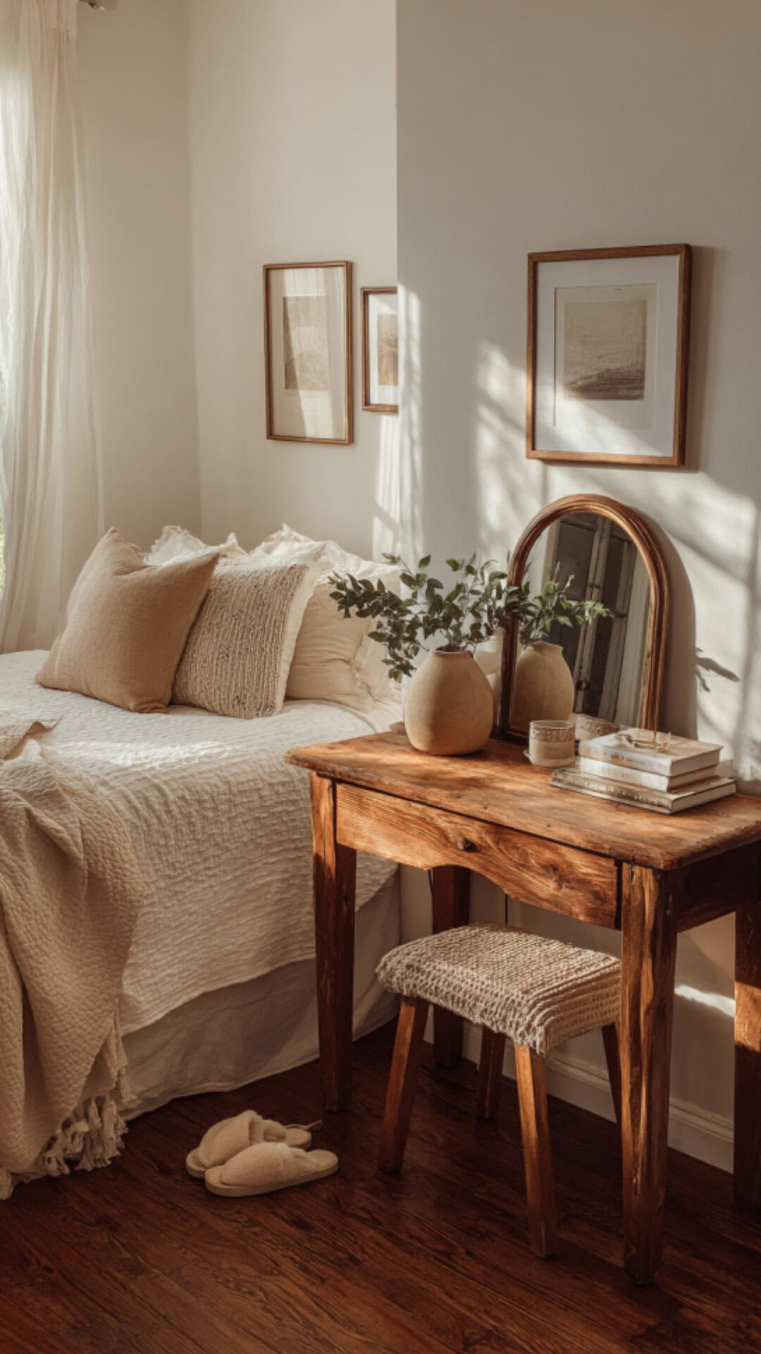 Vanity for Bedroom with Thoughtful Decor
