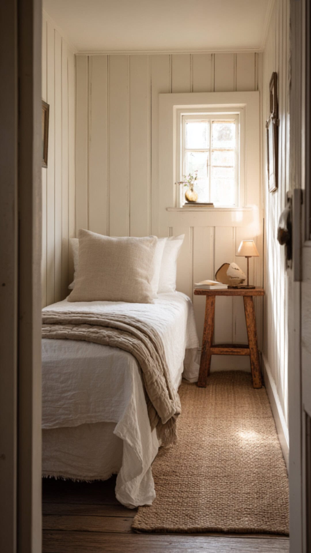 cozy and small bedroom