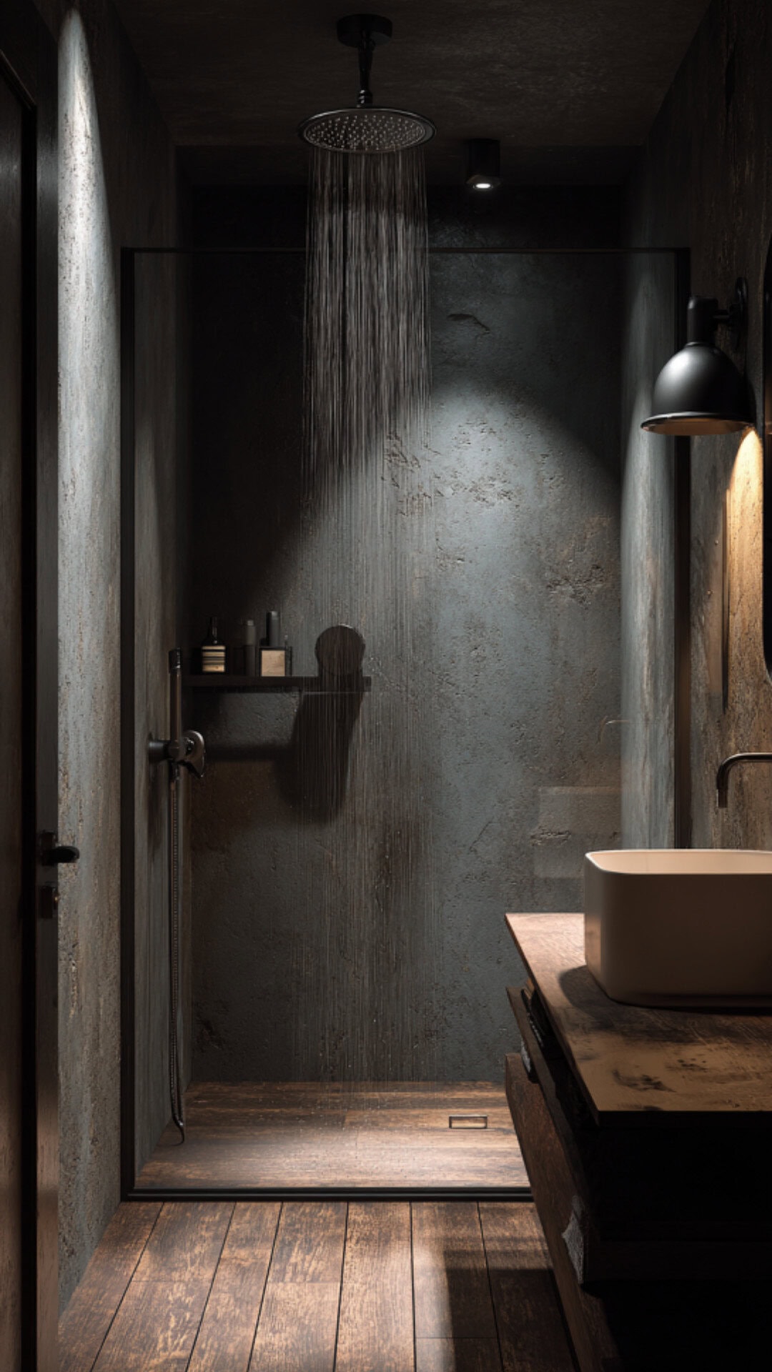 Earthy Moody Bathroom