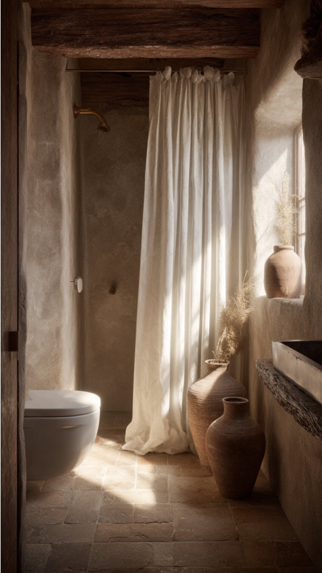 Aesthetic Farmhouse Bathroom Vibes