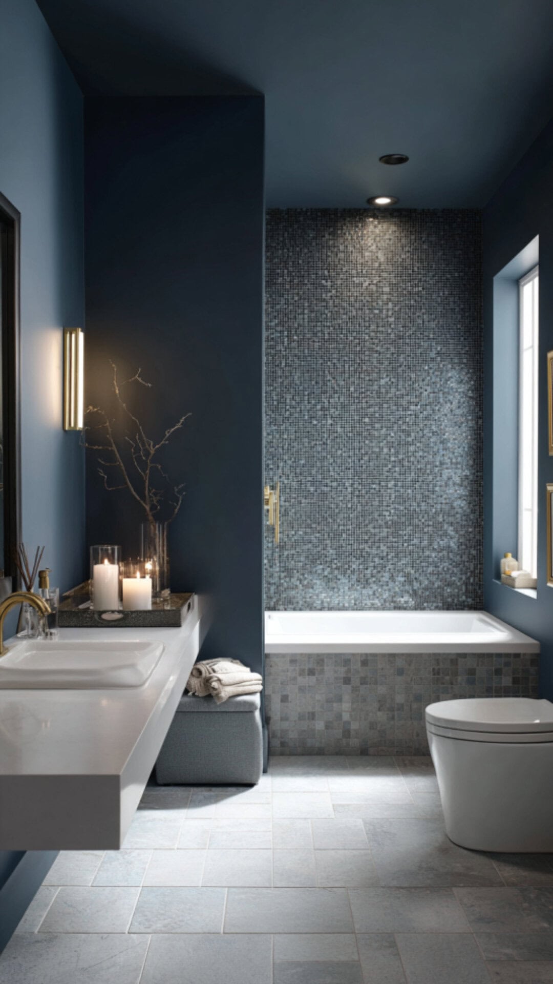 Blue-Toned Modern Luxury Bathroom Looks