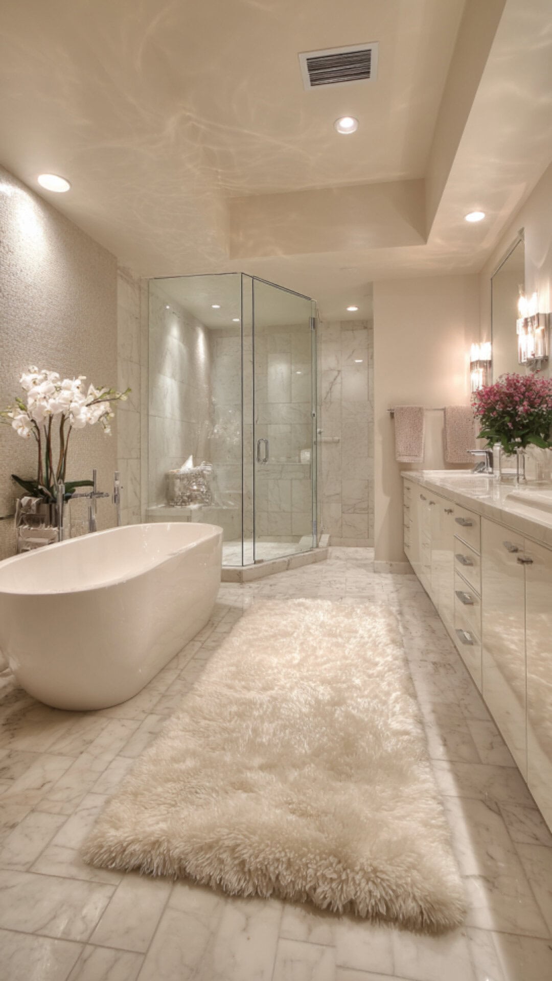 1. Fluffy Bathroom Rug for Ultimate Softness