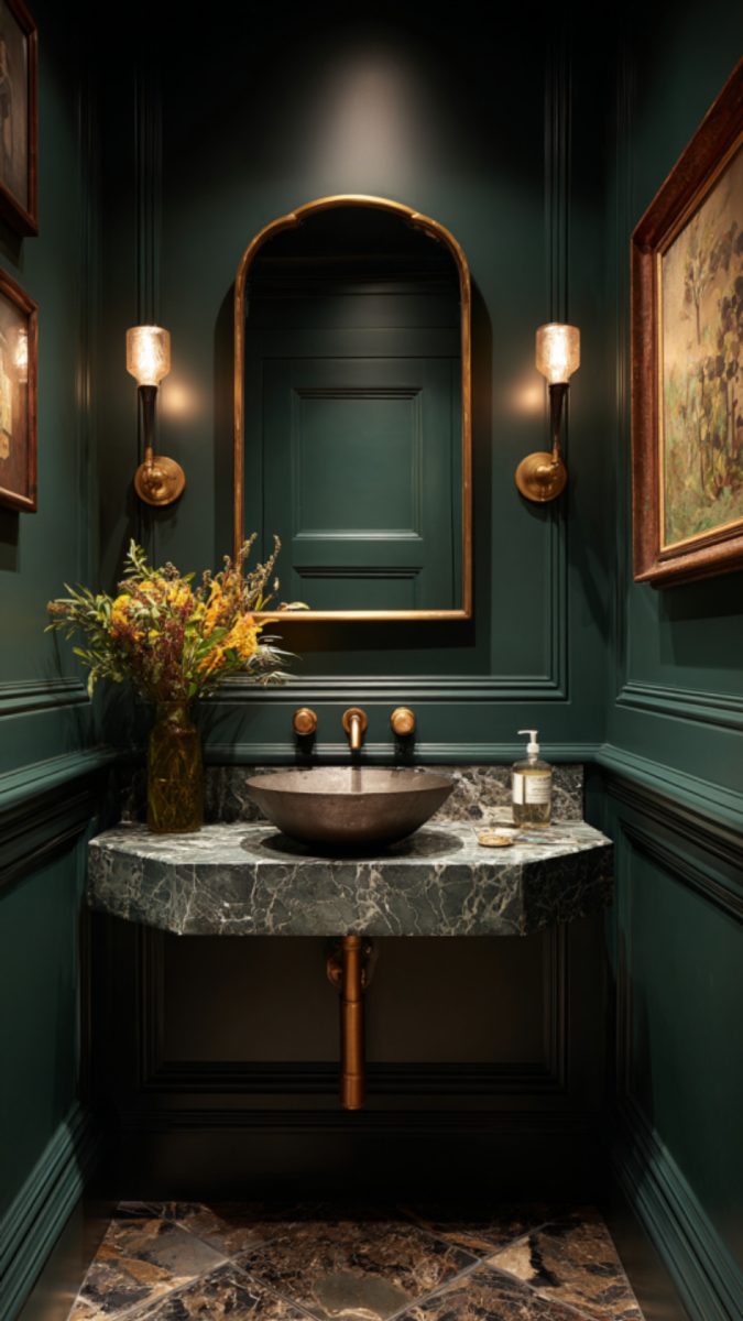 Powder Bathroom Inspiration: 12 Stunning Looks - Glamorous Place