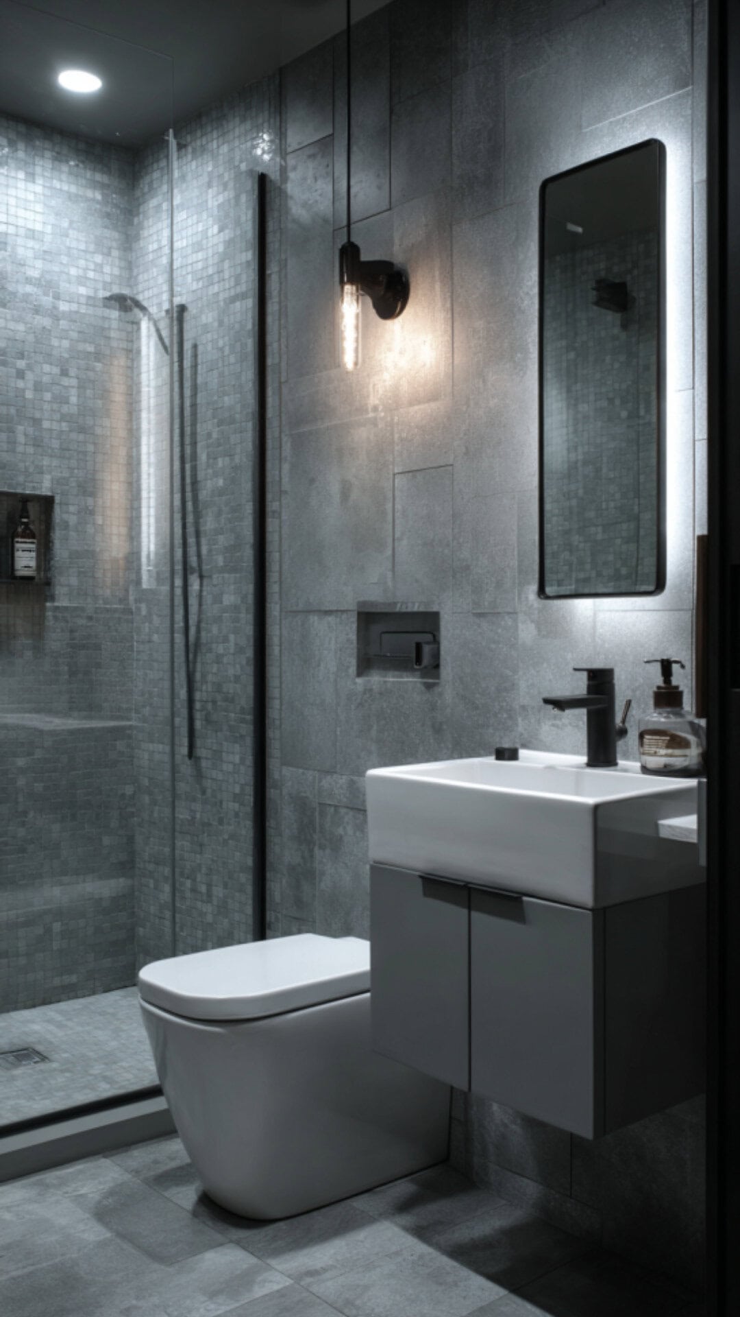 Modern Grey Bathroom