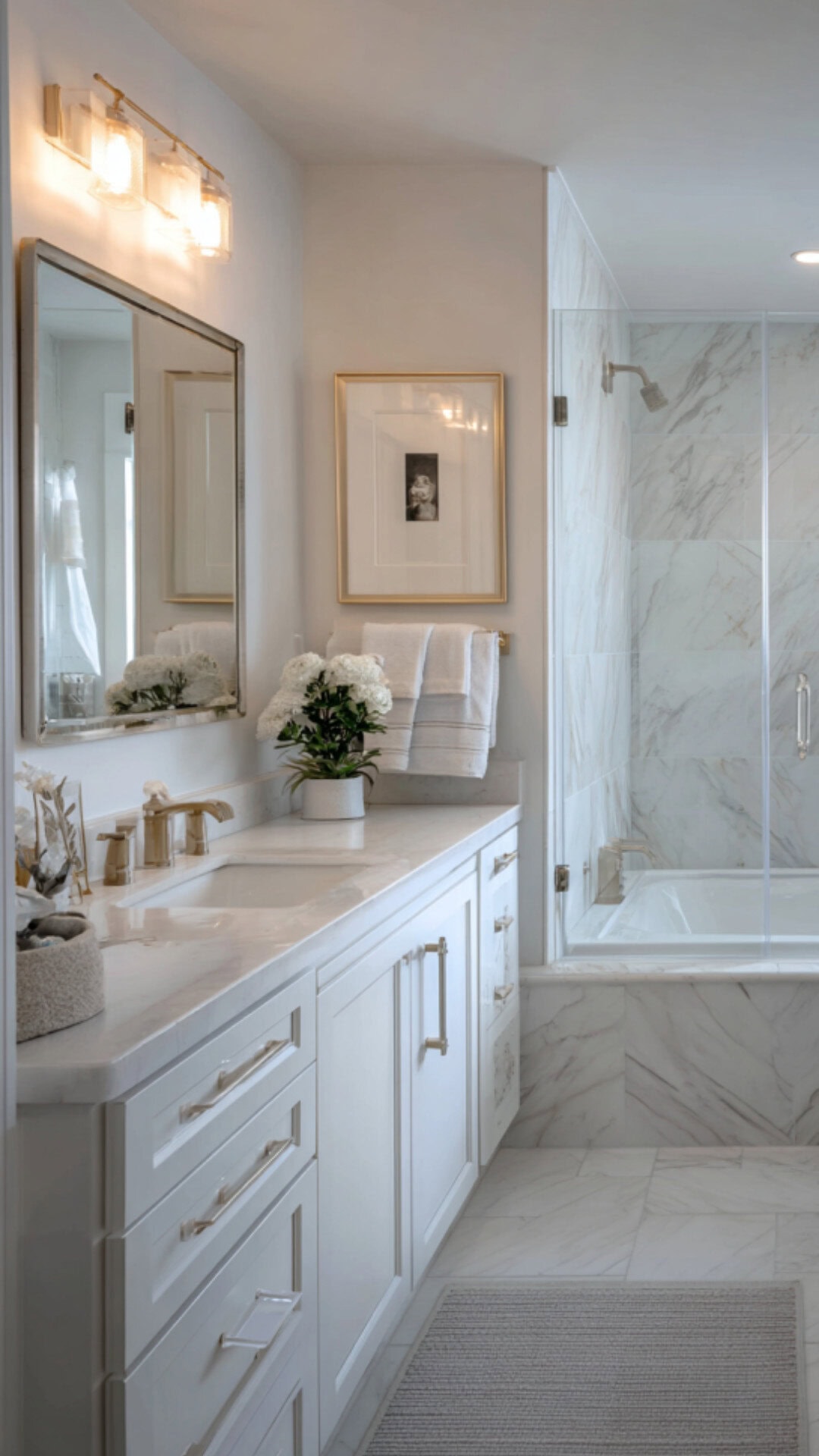 10. Bathroom Counter White