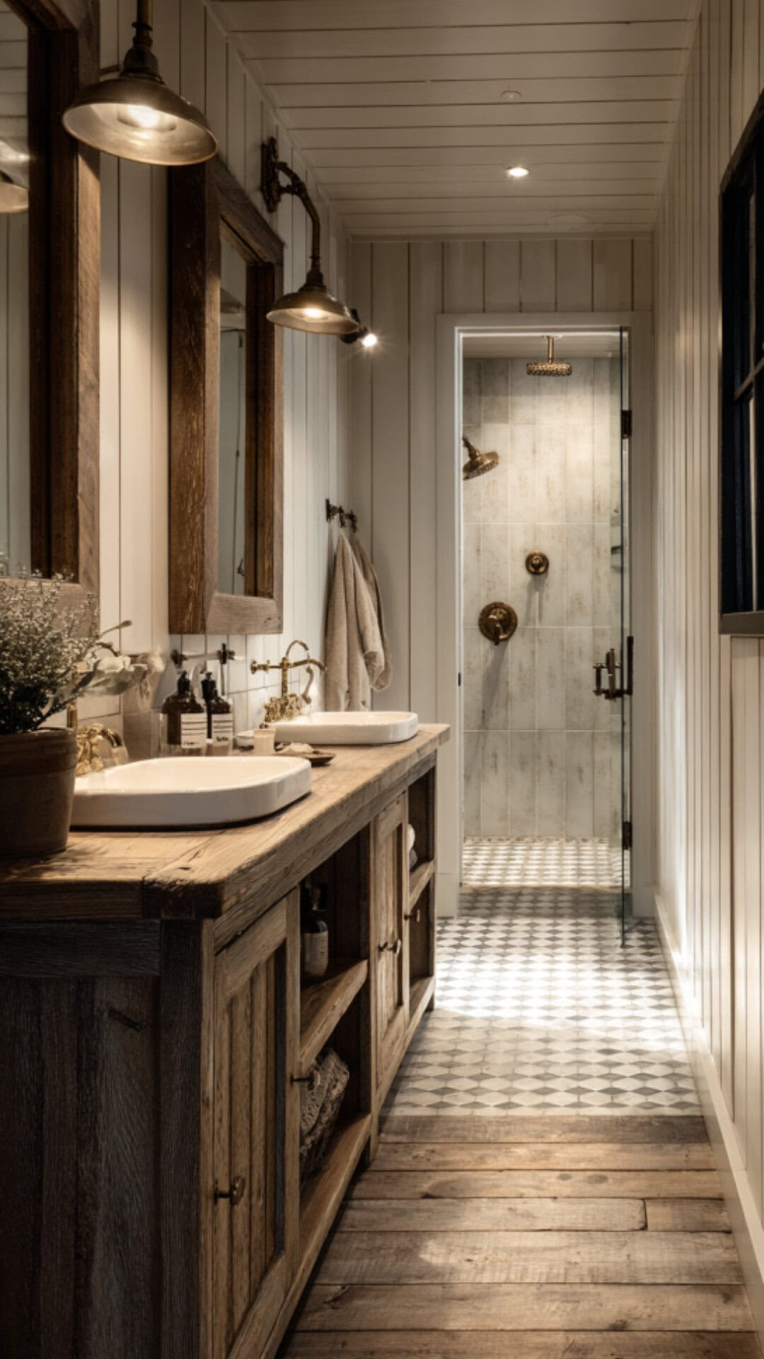 Farmhouse Ensuite Bathroom