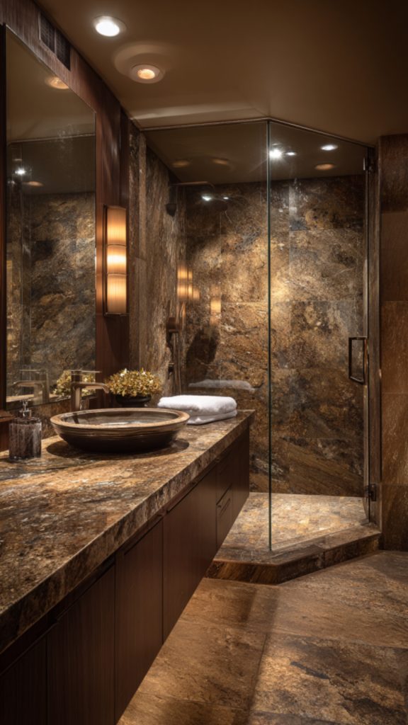 Elegant Brown Bathroom Ideas: 12 Inspirations