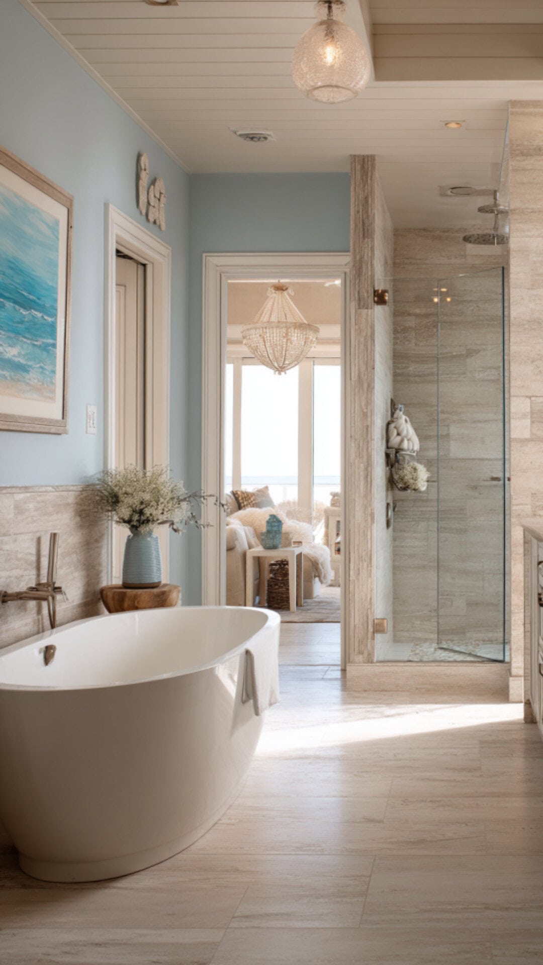 Coastal Ensuite Bathroom