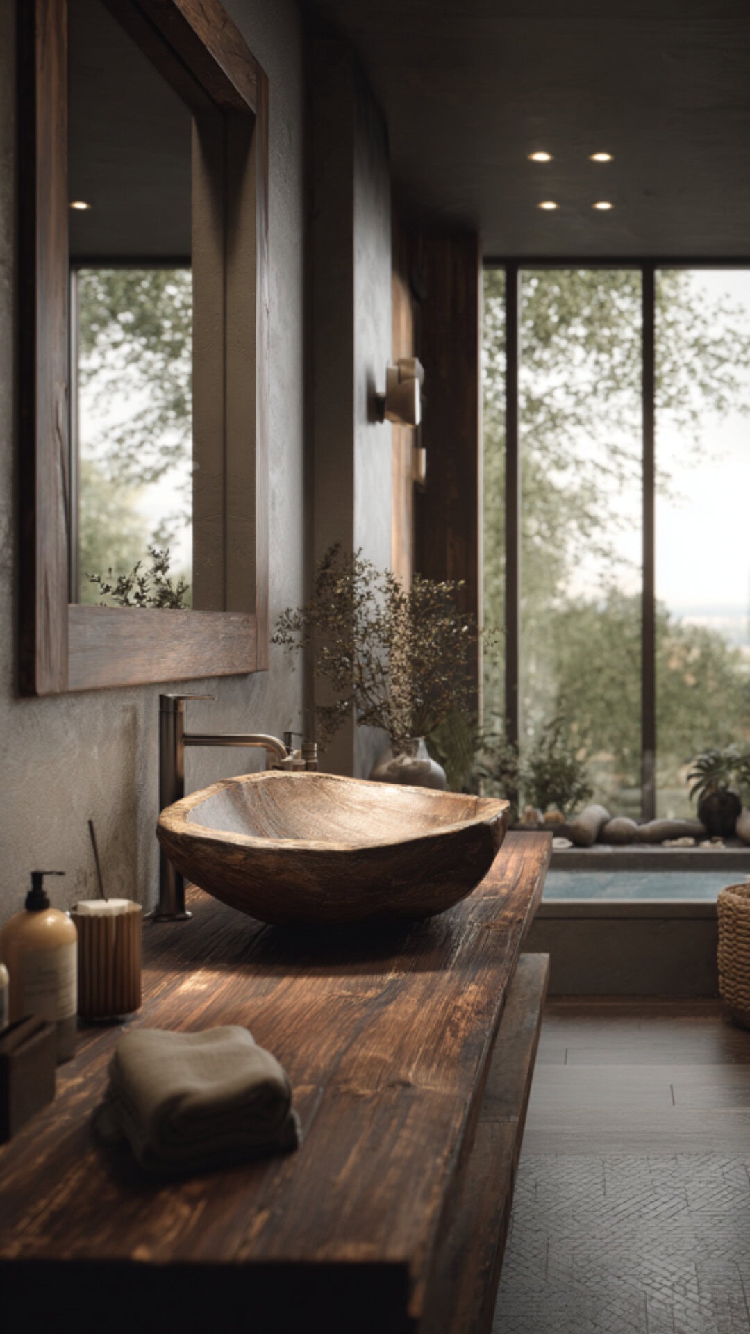 12. Bathroom Sink Wood
