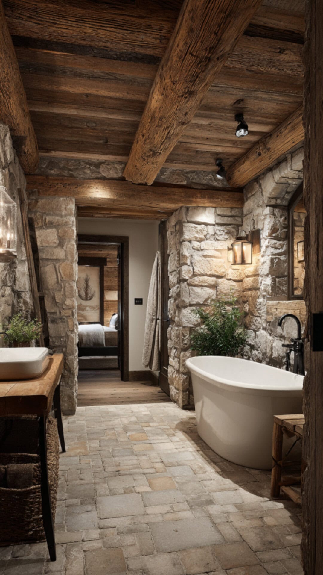 Rustic Ensuite Bathroom