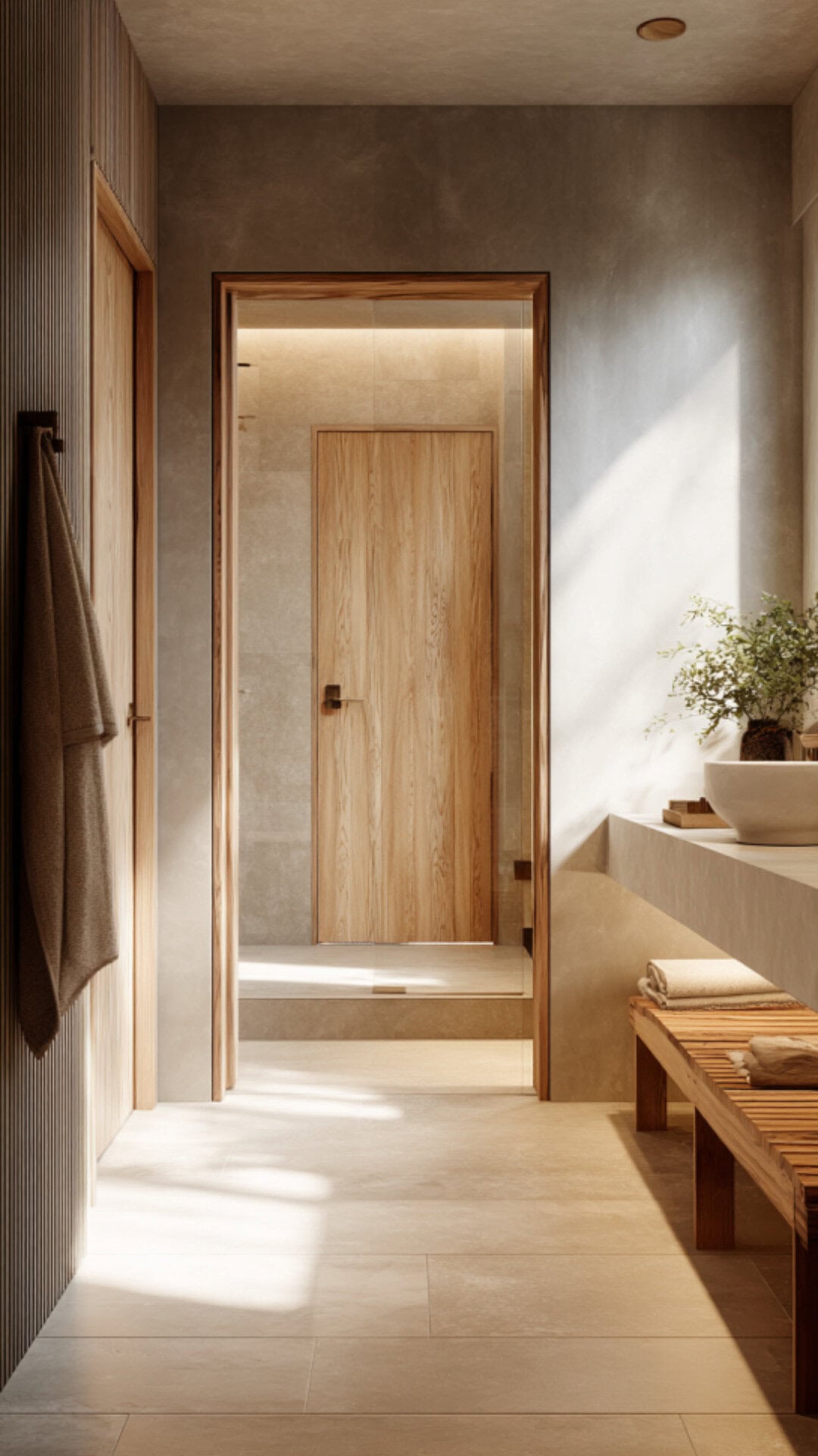 Japandi Ensuite Bathroom