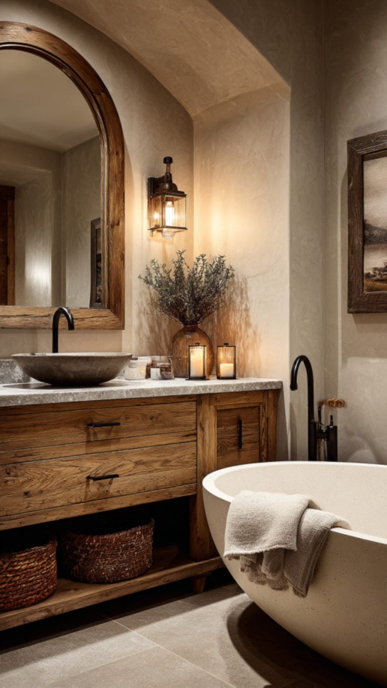 14 Cozy Country Bathroom Looks to Try - Glamorous Place