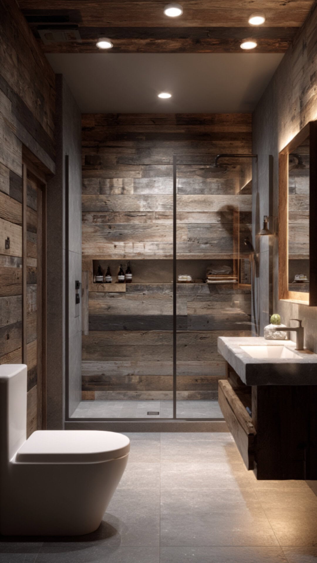 Rustic Modern Bathroom