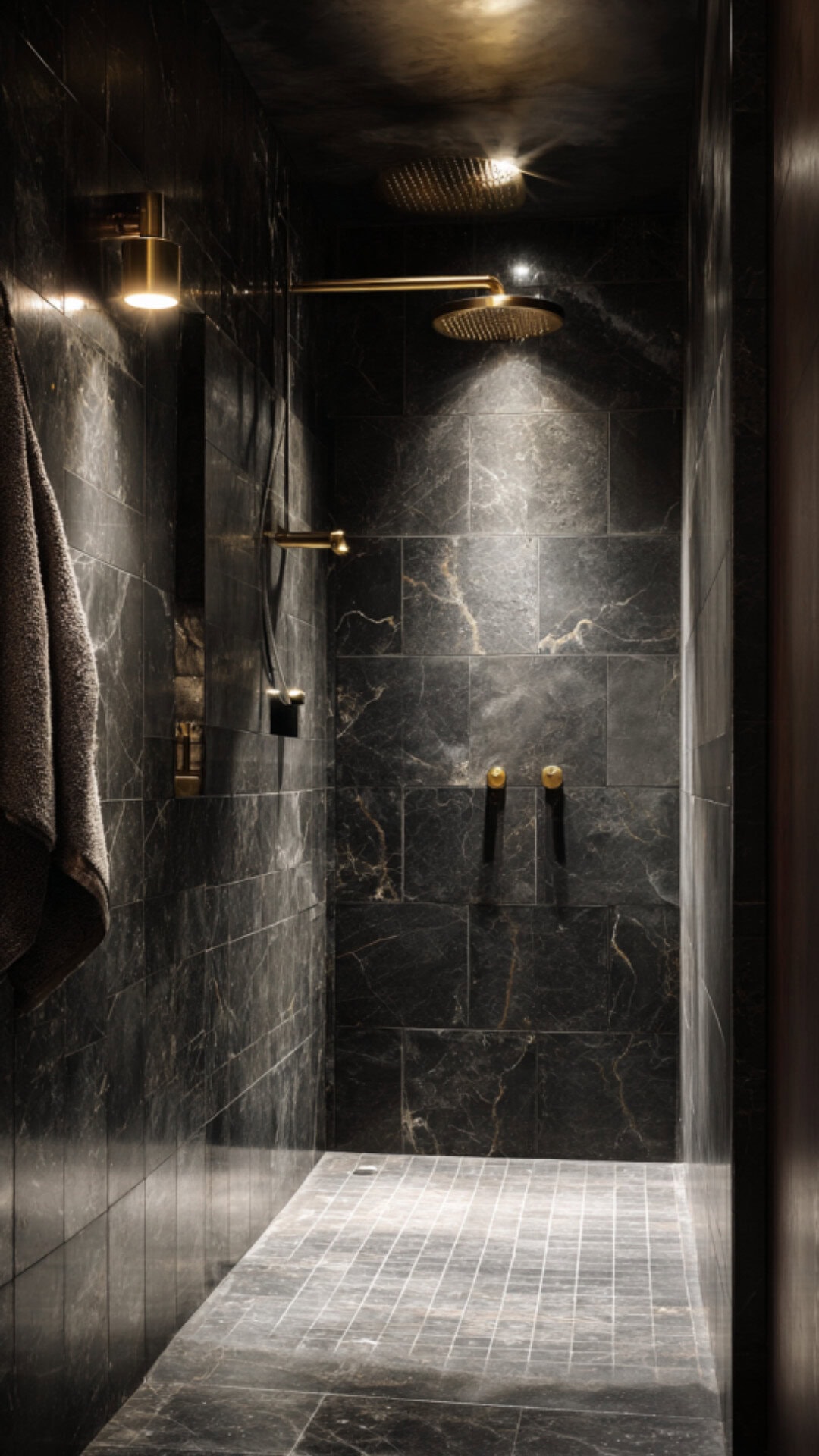 Black Marble Bathroom