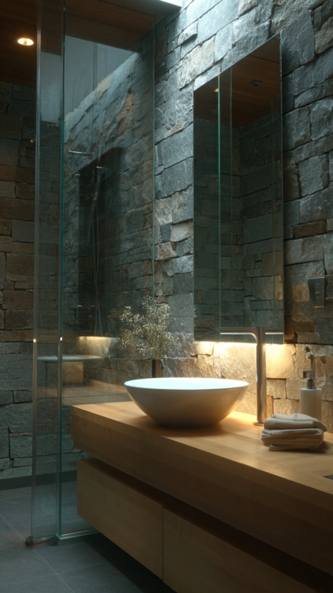 2. Modern Western Bathroom with Clean Edges