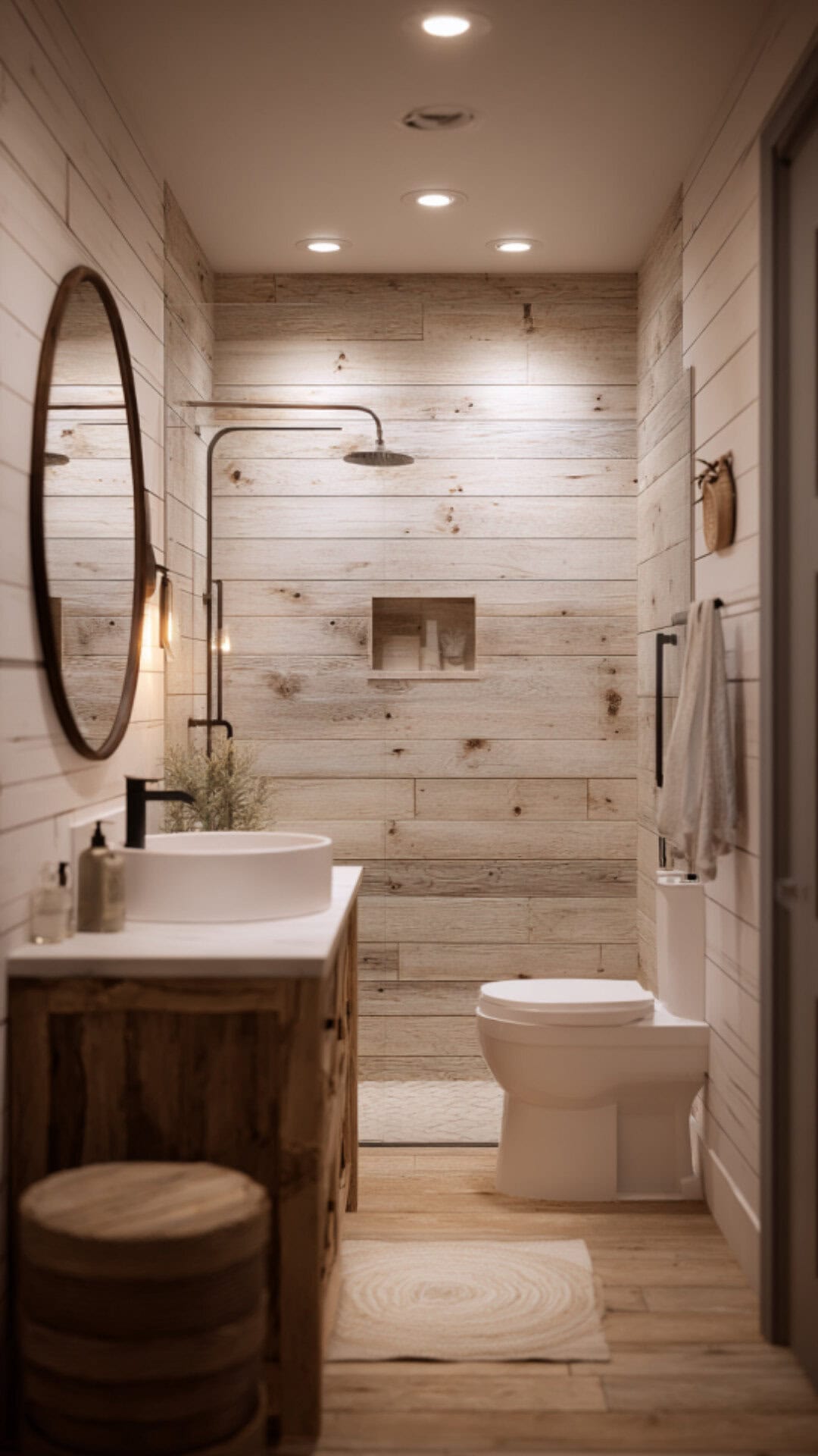 Farmhouse Coastal Bathroom