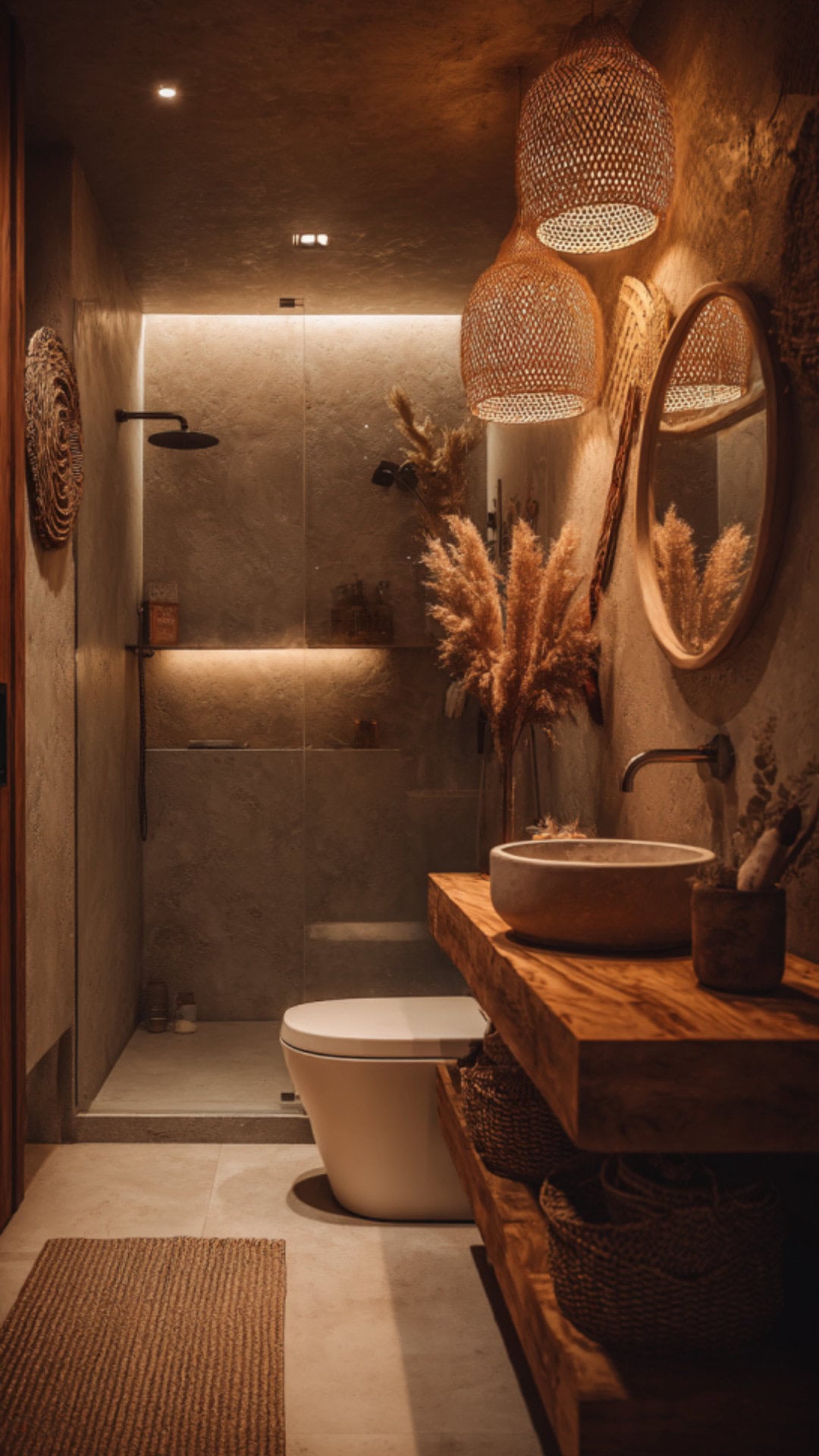 Girly Modern Bathroom