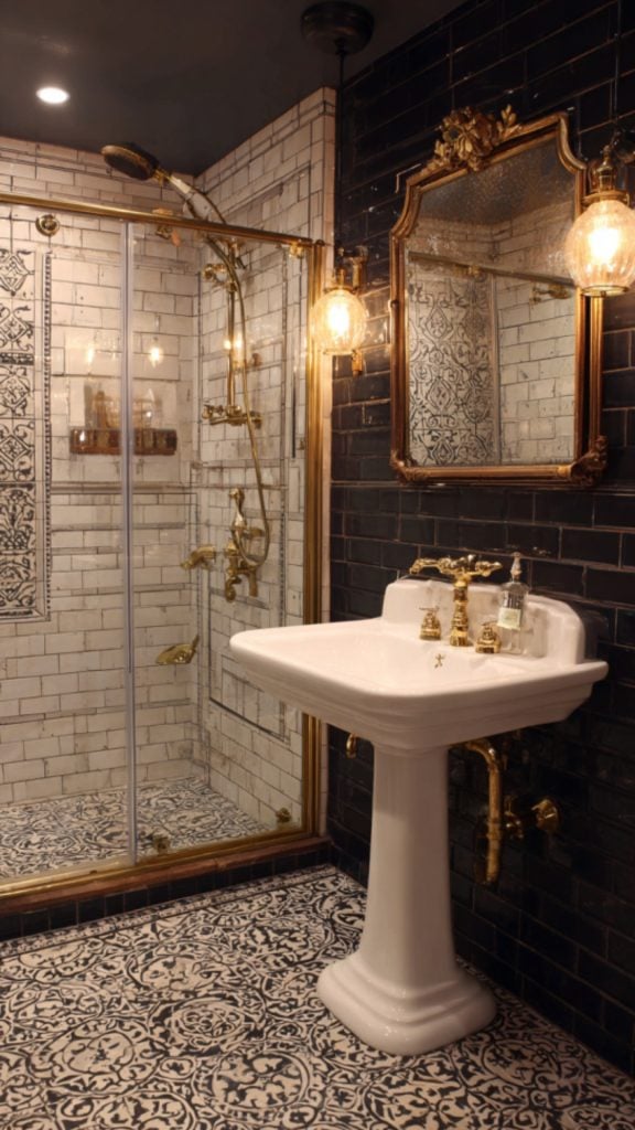 10 Pedestal Sink Bathroom Designs Full of Charm