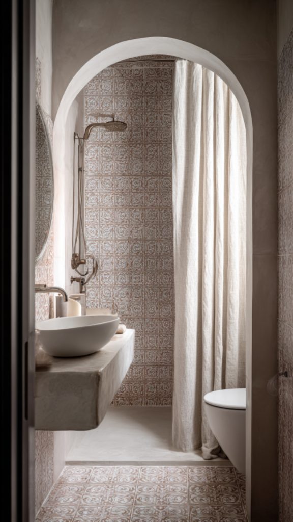 Modern Moroccan Bathroom