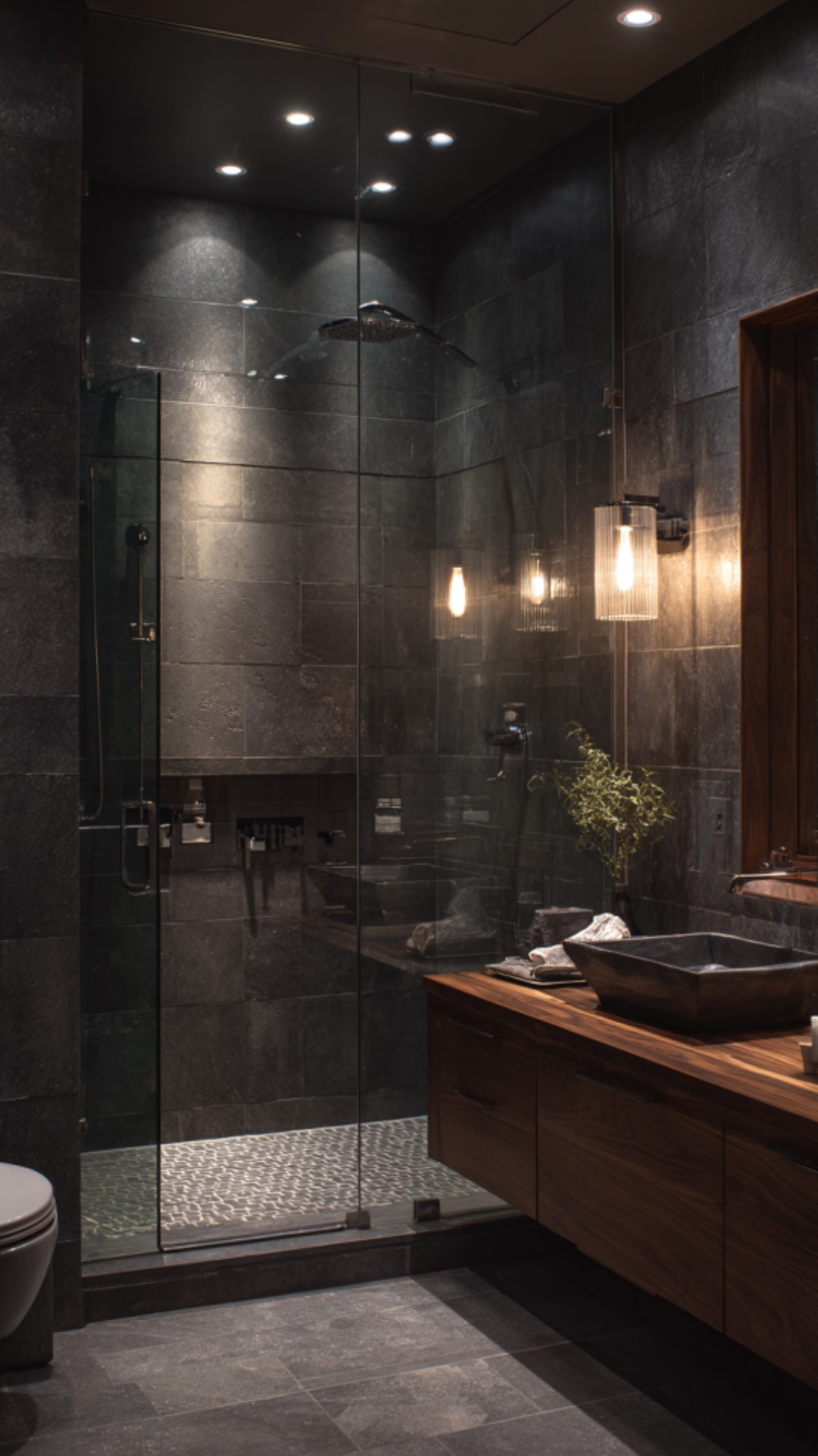 Spa Bathroom Dark