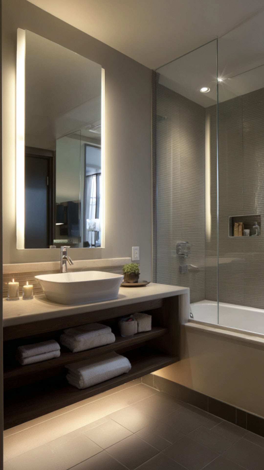 4. Bathroom Counter Minimalist