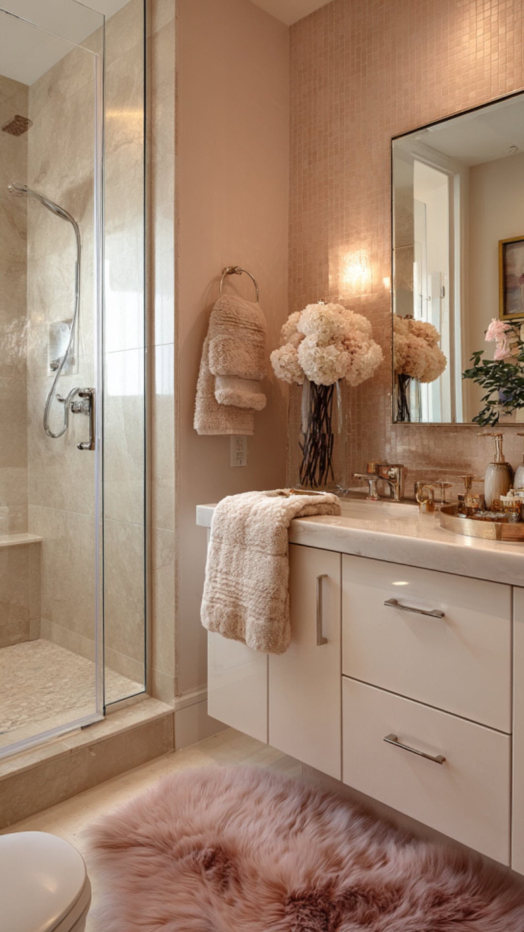 Girly Cozy Bathroom