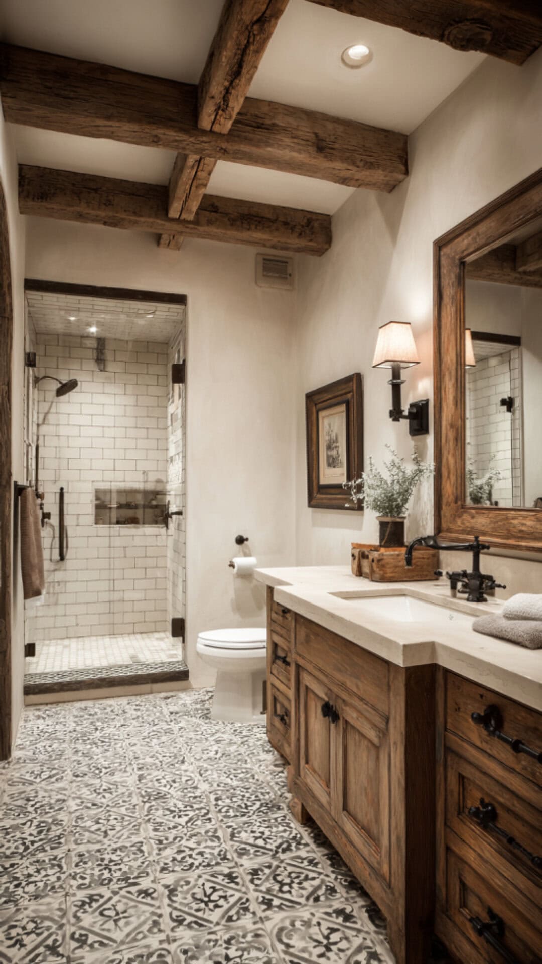  Farmhouse Spanish Bathroom