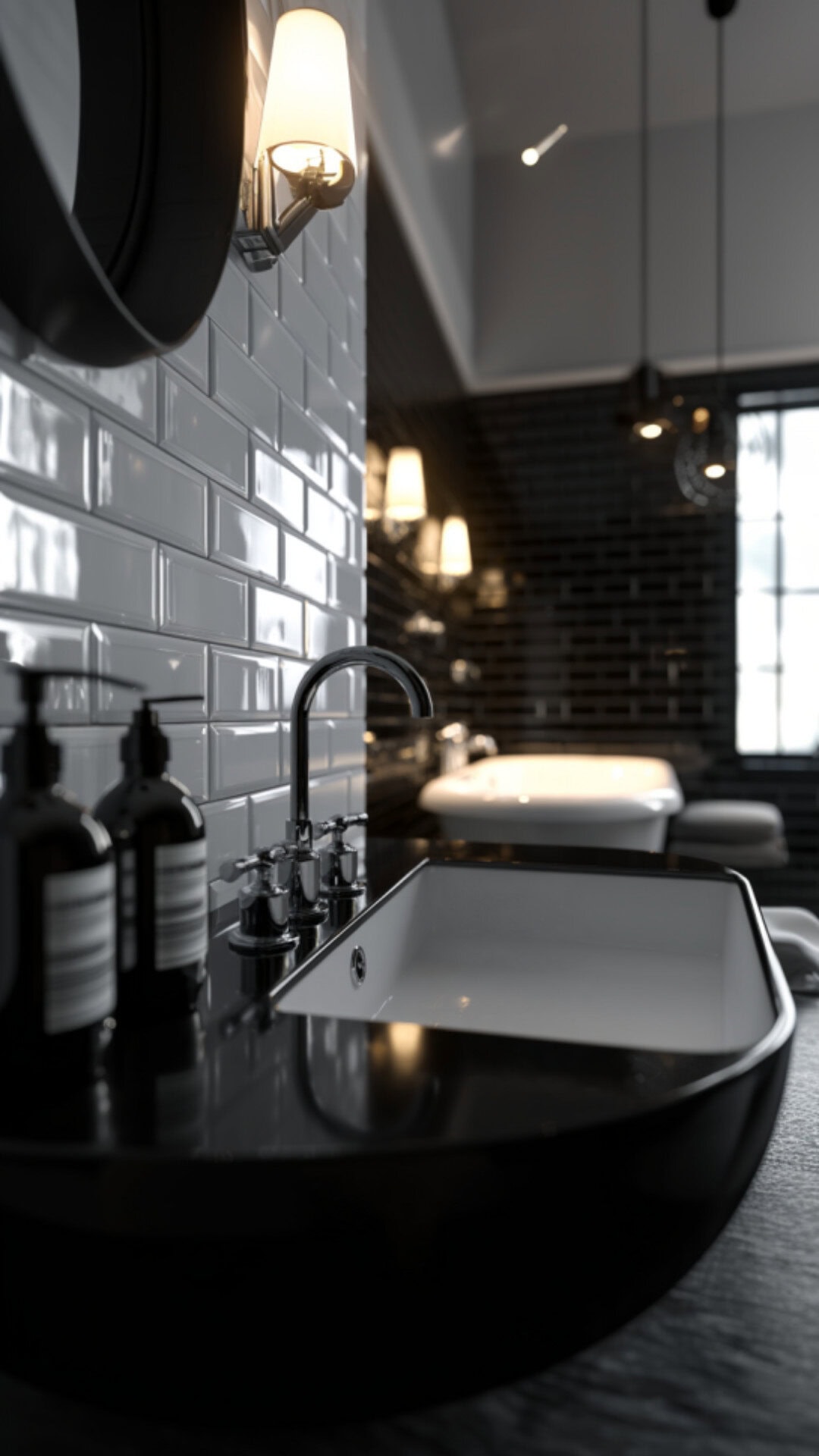 6. Bathroom Sink Black