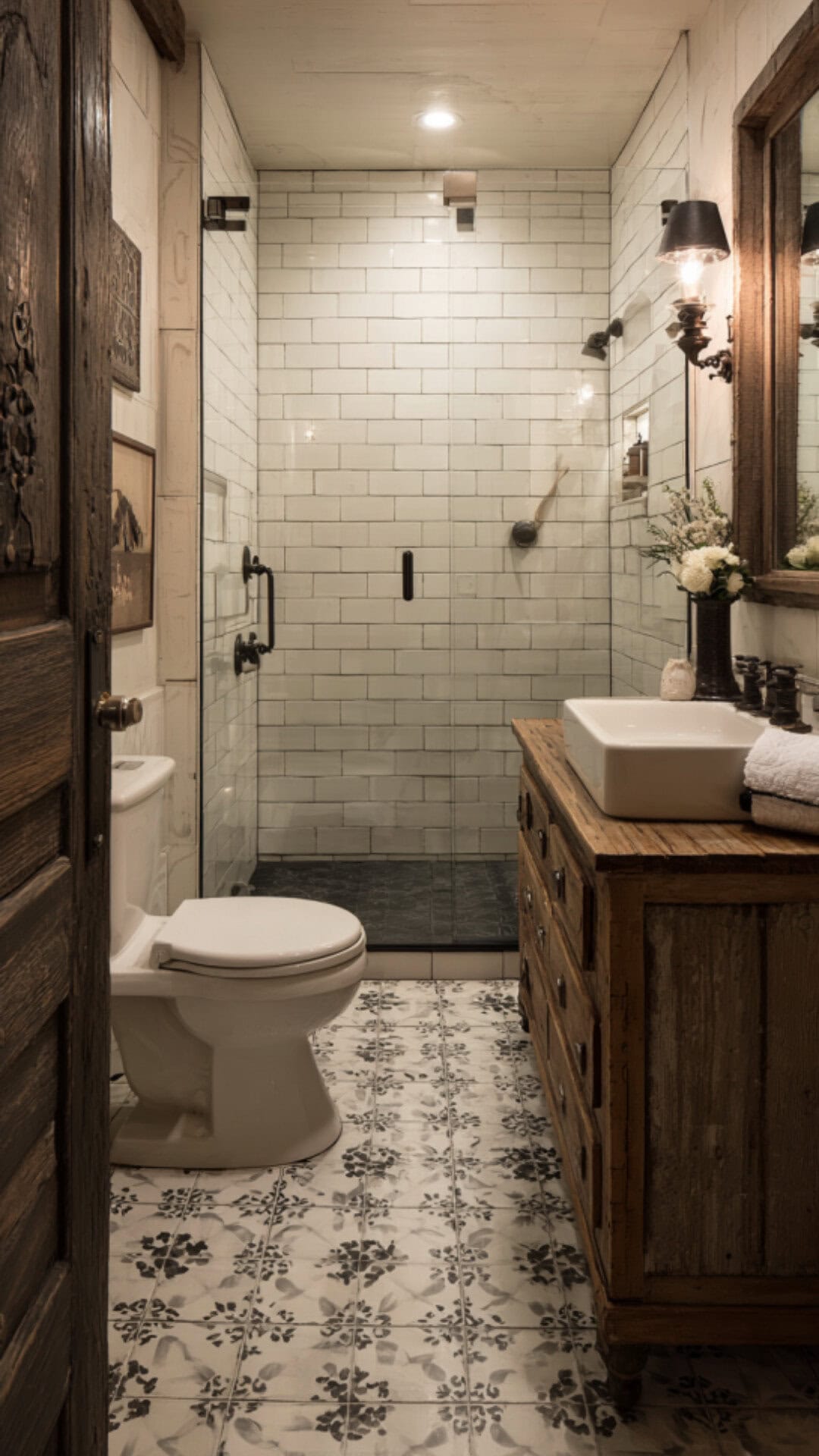 Rustic Vintage Bathroom