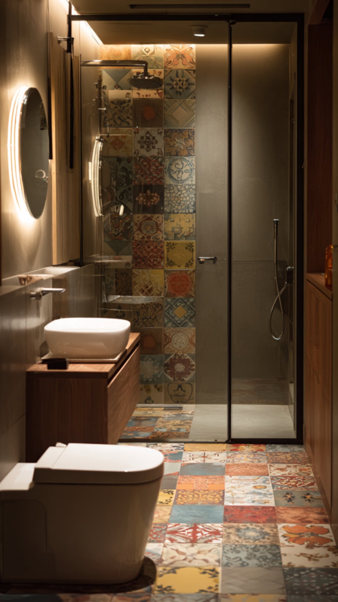 7. European-Style Bathroom with Wet Room
