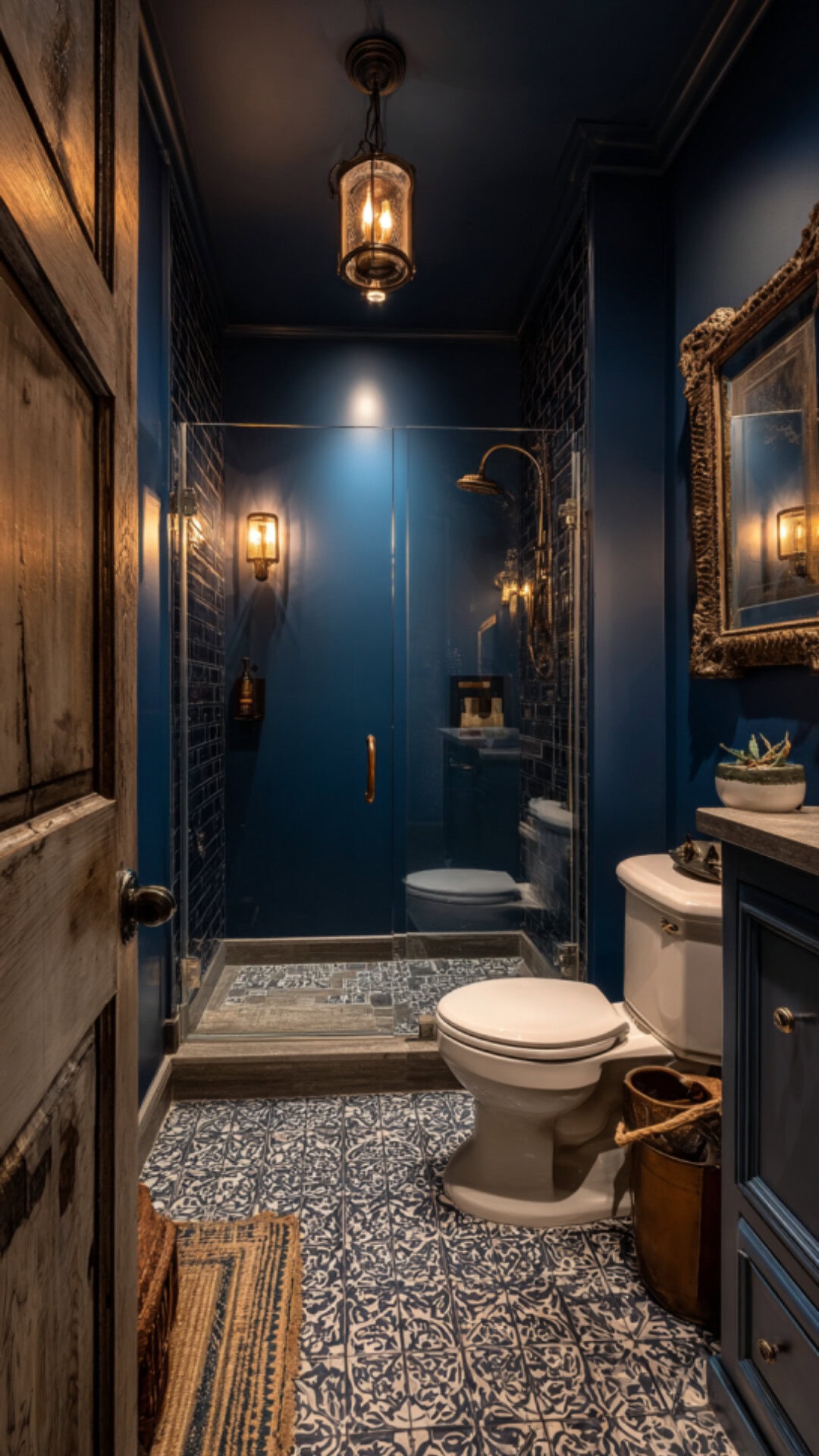 8. Nautical Gothic Bathroom