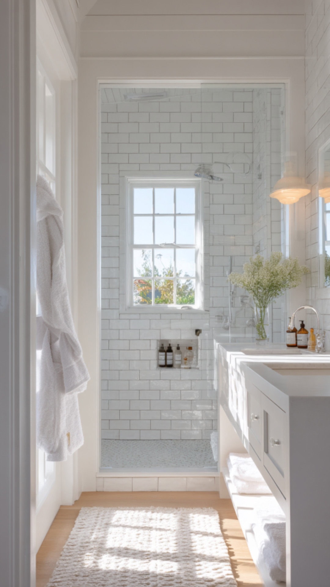 White Coastal Bathroom