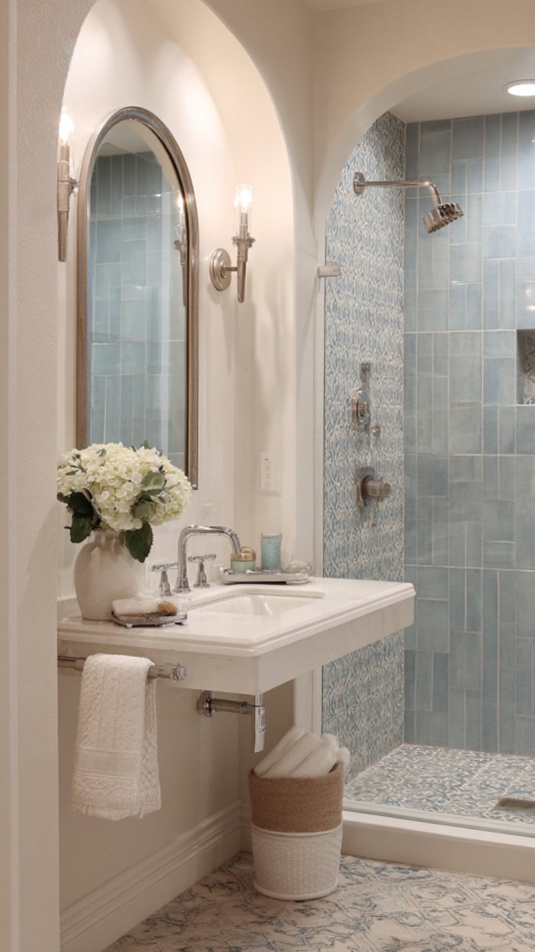 Coastal Spanish Bathroom