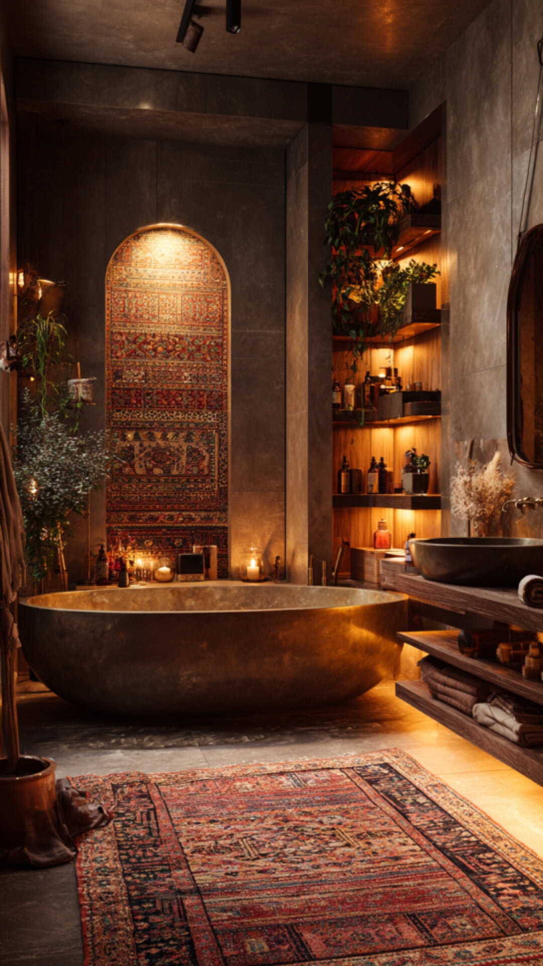 9. Spa Bathroom Earthy