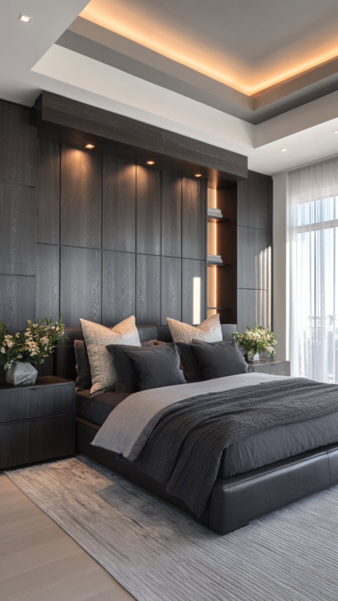 1. Modern Luxury Master Bedroom with Sleek Appeal