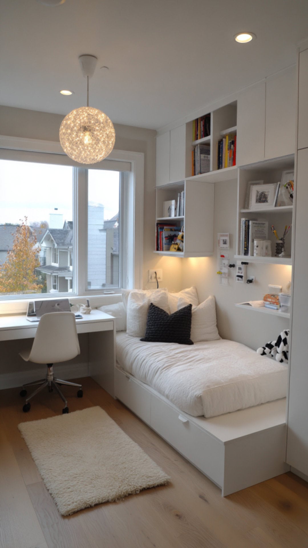 1. Modern Kids Bedroom with Sleek Comfort