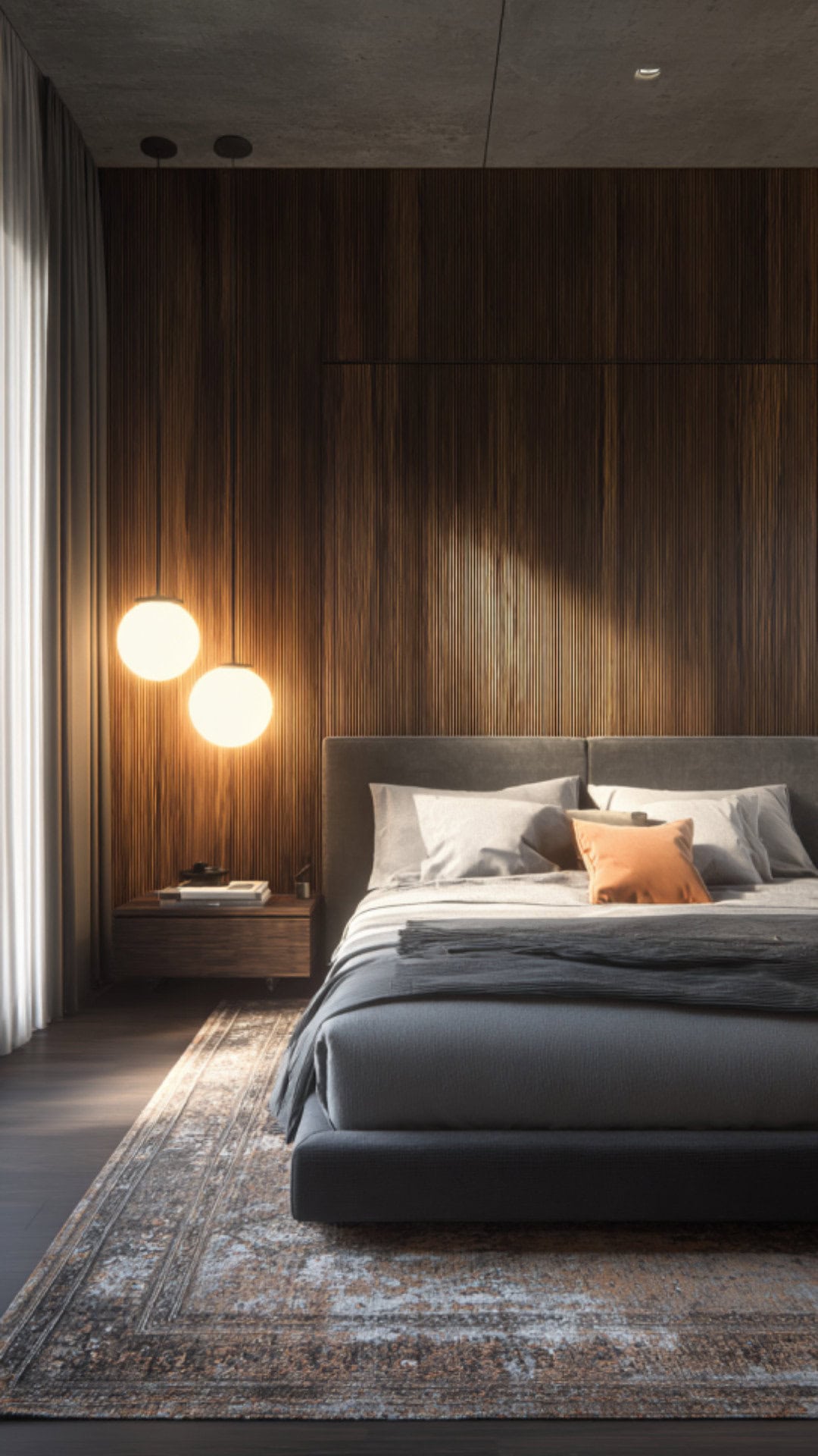 1. Modern Japandi Bedroom with Sleek Balance