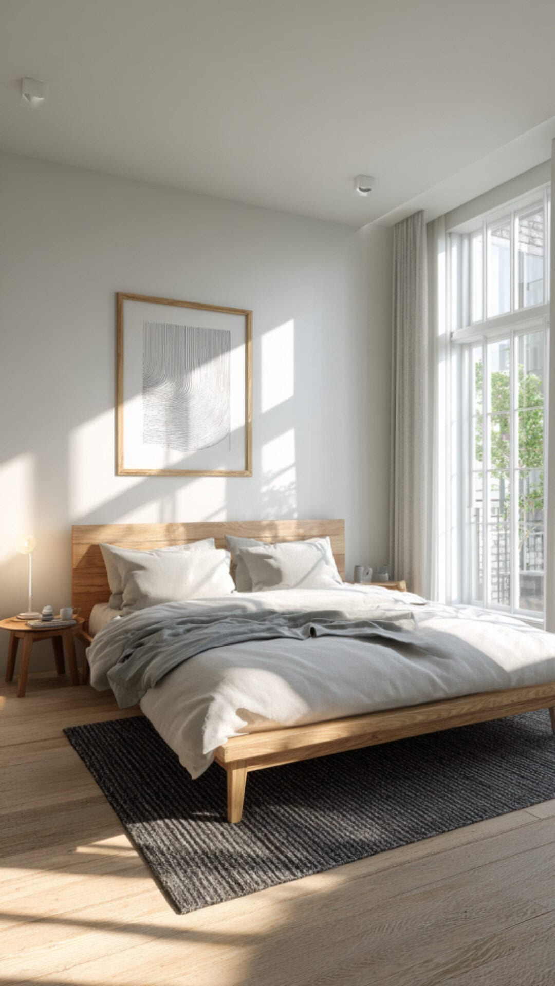 1. Modern Scandi Bedroom with Sleek Comfort