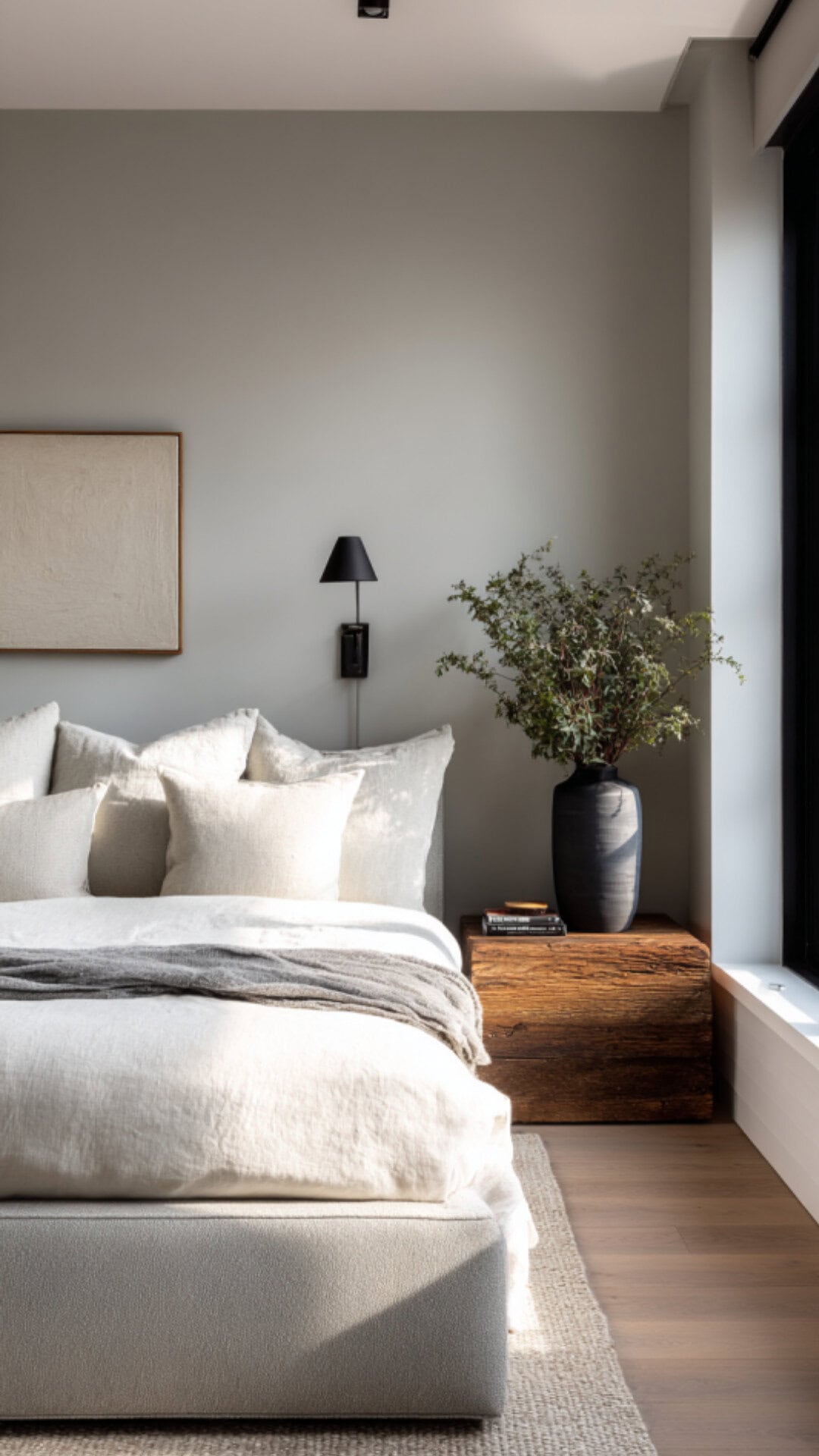 1. Minimalist Simple Bedroom with Calm Elegance