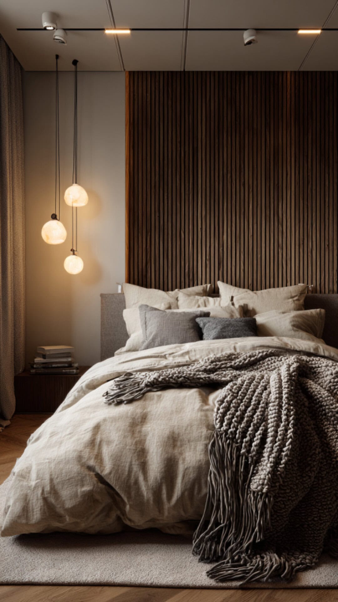 10. Beige Bedroom for Men with Neutral Warmth
