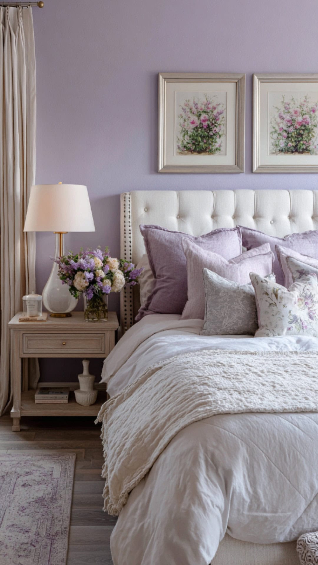 10. Lavender Bedroom Paint for Soft Charm