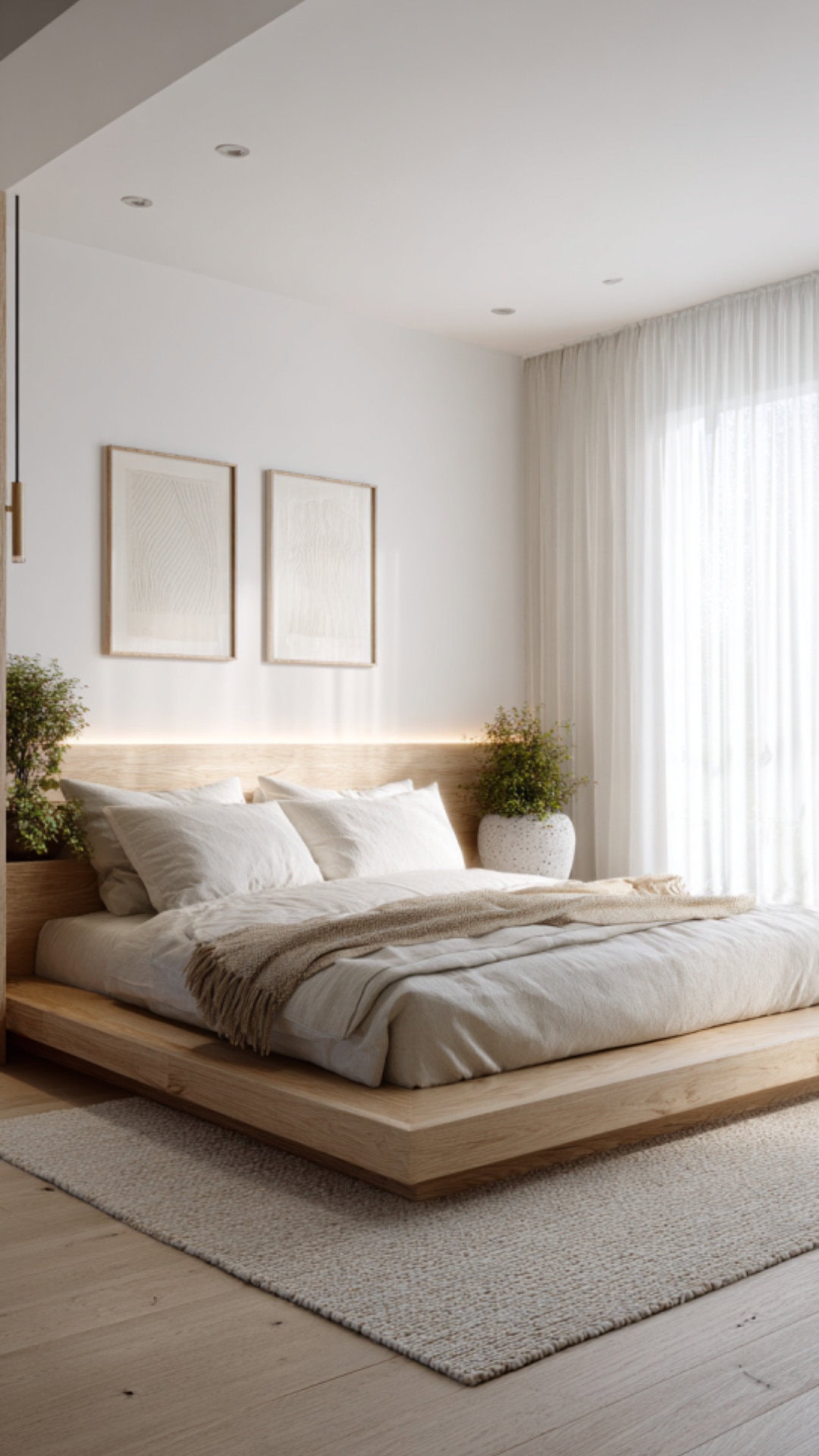 10. Minimalist Bedroom for Couples with Calm Simplicity
