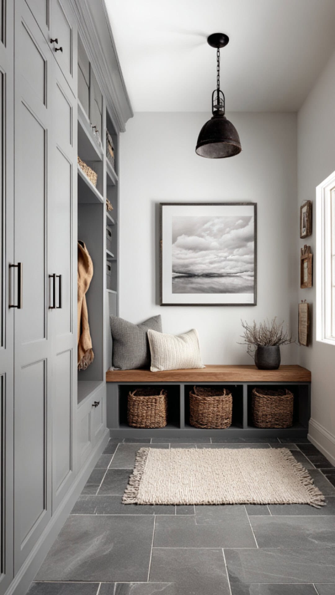10. Grey Mud Room