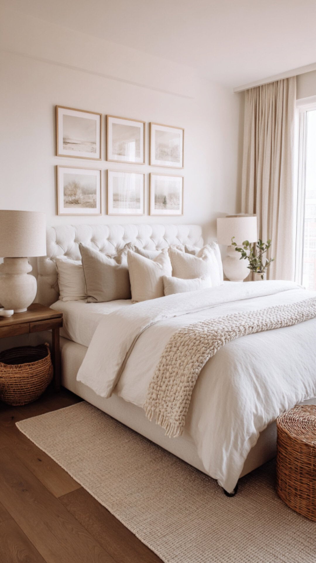 11. White Primary Bedroom with Crisp Freshness